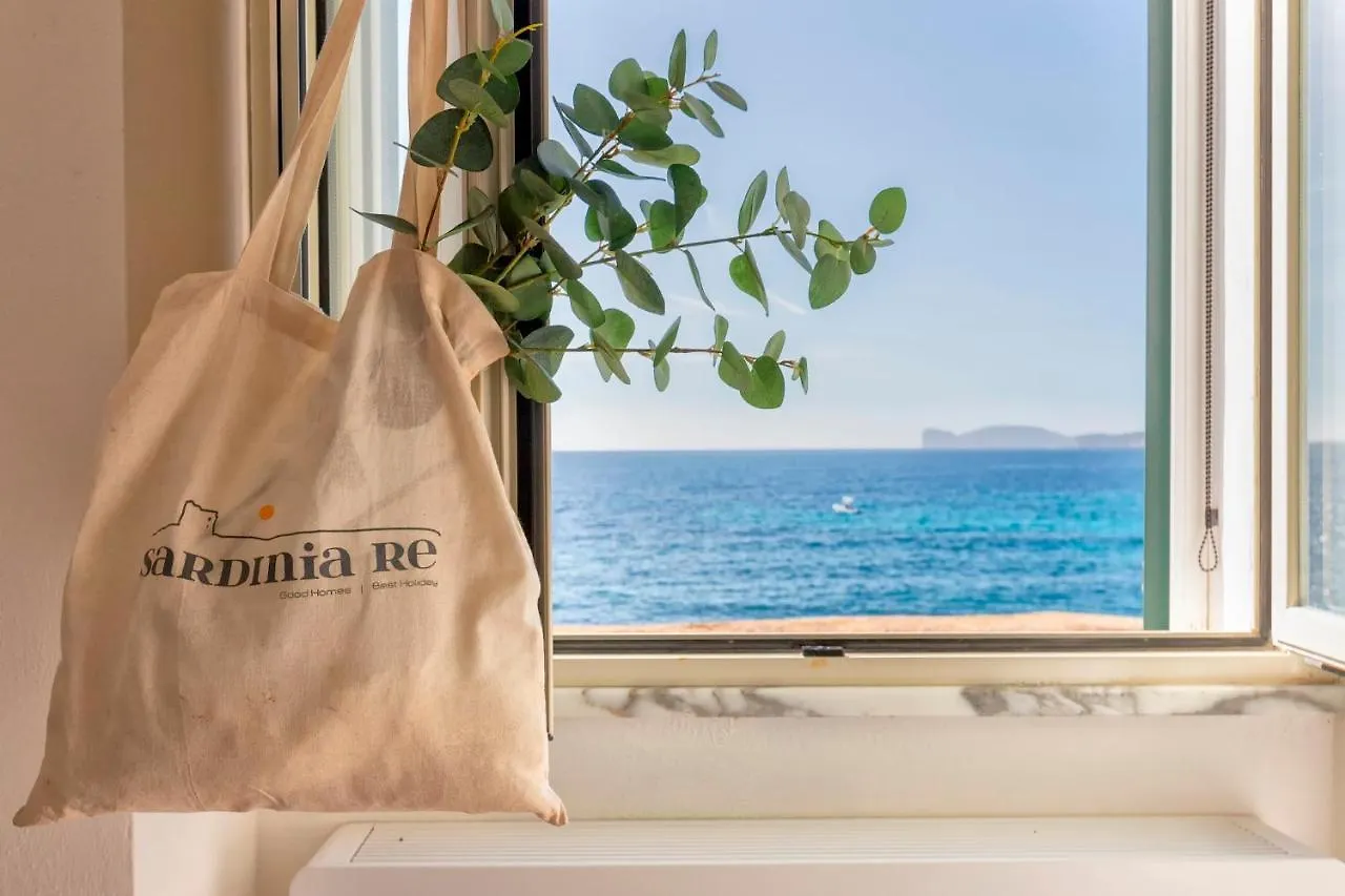 알게로 Sardinia Re - Sea View Casa Sole 아파트